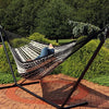 Sunnydaze Handwoven XXL Thick Cord Mayan Family Hammock - 625-Pound Capacity - Black/Natural