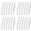 MTLEE Set of 40 White Pillar Candles 2x4 Inch Dripless Unscented Candle Bulk Large Clean Burning Smokeless Dinner Candles Long Burning Decorative Candles for Home Wedding Party Spa Bath