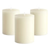 Melt Candle Pillar Candles - Unscented Candles for Home, Church, Weddings, & More - 3" x 4", Ivory