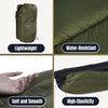 Onewind Camping Hammock Underquilt, Dupont Sorona Insulation Under Quilt, Lightweight Warm Hammock Quilts for Double or Single Hammock Camping, Hiking, Backpacking, OD Green