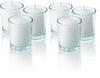 D'light Online 15 Hour Unscented White Emergency and Events Bulk Votive Candles for Wedding Votives, Luminary Candles, Restaurants, Churches and Decorations (Set of 144 - White, 15 Hour)