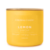 Colonial Candle Lemon Drop Scented Jar Candle, Pop of Color Collection, 3 Wick, 14.5 oz - Up to 60 Hours Burn