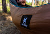 OneTigris Hideout Hammock Underquilt, Full Length Lightweight 4 Season Hammock Gear Underquilt for Hammock Camping Hiking Backpacking Travel Beach Backyard Patio Portable, Coyote Brown