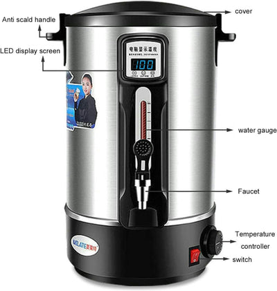 Wax Melter for Candles,Wax Melting Pot for Candle Making,Melt Wax for Candles with Fast Nozzle and Temperature Control,to Make Soap,35L