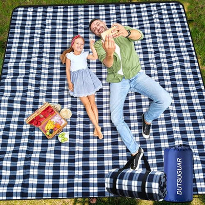 Picnic Blanket,Picnic Blanket Waterproof Foldable with 3 Layers Material,Extra Large Picnic Blanket Picnic Mat Beach Blanket 118.1"x78.7" for Camping Beach Park Hiking Fireworks,Larger & Thicker