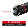 Coast G32 465 Lumen Flashlight with Pure Beam, Twist Focus and Bulls-Eye Spot Beam, Black