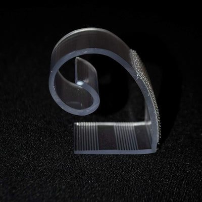 TableLinensforLess Table Skirting Clips for (Lifetime) 2.0" to 2.125" Table Edge, 1" Clip Width, (25 Pack) (SMC)