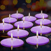 48 Floating Candles,2 Inch Lasting Unscented Purple Floating Candle, Cute and Elegant Burning Candles, Floating disc Candles for Birthday, Wedding, Holiday, Party Decoration