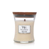 WoodWick Medium Hourglass Candle, Vanilla Bean - Premium Soy Blend Wax, Pluswick Innovation Wood Wick, Perfect for Gifting and Aesthetically Pleasing Decor