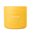 Colonial Candle Lemon Drop Scented Jar Candle, Pop of Color Collection, 3 Wick, 14.5 oz - Up to 60 Hours Burn