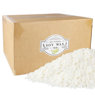 Soy Wax for Candle Making - 30 LB Natural Soy Wax Candle Wax for DIY Candle Making Supplies…
