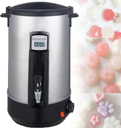Wax Melter for Candles,Wax Melting Pot for Candle Making,Melt Wax for Candles with Fast Nozzle and Temperature Control,to Make Soap,35L