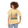 Wildflowers, Graphic T-Shirts for Women, Floral Shirt, Womens Short Sleeve, Ladies Graphic Tees #5120TTS