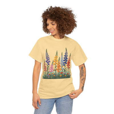Wildflowers, Graphic T-Shirts for Women, Floral Shirt, Womens Short Sleeve, Ladies Graphic Tees #5120TTS