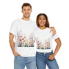 Wildflowers, Graphic T-Shirts for Women, Floral Shirt, Womens Short Sleeve, Ladies Graphic Tees #5104TTS