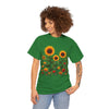 Sunflowers & Wildflowers, Graphic T-Shirts for Women, Floral Shirt, Womens Short Sleeve, Ladies Graphic Tees #5154TTS
