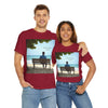 Have You Forgiven Your Ex?  Man on Bench Looking at Waves, Forgiving T-Shirt, Forgiveness, Relationship Healing Top #5005STS