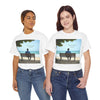 Have You Forgiven Your Ex?  Man on Bench Looking at Waves, Forgiving T-Shirt, Forgiveness, Relationship Healing Top #5005STS