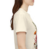 Wildflowers and Pink & Yellow Roses, Graphic T-Shirts for Women, Floral Shirt, Womens Short Sleeve, Ladies Graphic Tees #5147TTS