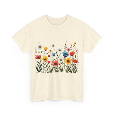 Wildflowers, Graphic T-Shirts for Women, Floral Shirt, Womens Short Sleeve, Ladies Graphic Tees #5114TTS