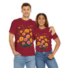Wildflowers and Pink & Yellow Roses, Graphic T-Shirts for Women, Floral Shirt, Womens Short Sleeve, Ladies Graphic Tees #5140TTS