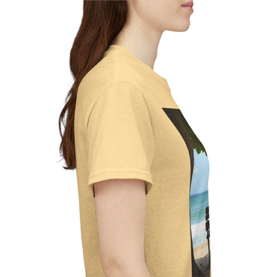 Have You Forgiven Your Ex?Man on Bench Looking at Waves, Forgiving T-Shirt, Forgiveness, Relationship Healing Top #5005STS