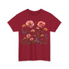 Wildflowers and Pink Roses, Graphic T-Shirts for Women, Floral Shirt, Womens Short Sleeve, Ladies Graphic Tees #5015TTS