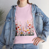 Wildflowers, Graphic T-Shirts for Women, Floral Shirt, Womens Short Sleeve, Ladies Graphic Tees #5104TTS
