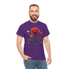 Wildflowers and a Red Rose, Graphic T-Shirts for Women, Floral Shirt, Womens Short Sleeve, Ladies Graphic Tees #5007TTS