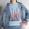 Wildflowers, Graphic T-Shirts for Women, Floral Shirt, Womens Short Sleeve, Ladies Graphic Tees #5118TTS