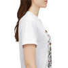 Wildflowers and Pink Roses, Graphic T-Shirts for Women, Floral Shirt, Womens Short Sleeve, Ladies Graphic Tees #5023TTS