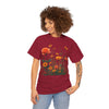 Wildflowers and Orange Roses, Graphic T-Shirts for Women, Floral Shirt, Womens Short Sleeve, Ladies Graphic Tees #5046TTS