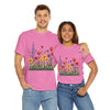 Wildflowers, Graphic T-Shirts for Women, Floral Shirt, Womens Short Sleeve, Ladies Graphic Tees #5117TTS