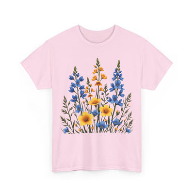 Wildflowers, Graphic T-Shirts for Women, Floral Shirt, Womens Short Sleeve, Ladies Graphic Tees #5121TTS
