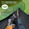 Camping Hammock, Sportneer Hammock with Mosquito Net 118" x 71" Portable 2 Person Hammock Lightweight Hammocks Tent with Tree Straps for Backpacking Hiking Backyard Camping Outdoor