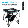 Nice C Camping Table with Cooler, Tailgating Table, Beach Table, Cooler with Table, Portable Table, Ultralight Compact with Carry Bag for Outdoor, Picnic