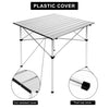 YSSOA Aluminum Folding Table for Camping, Camp Table for Picnic, Beach Table for Sand Foldable, Lightweight, Carry Bag Included