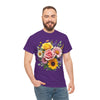 Wildflowers and Pink & Yellow Roses, Graphic T-Shirts for Women, Floral Shirt, Womens Short Sleeve, Ladies Graphic Tees #5145TTS
