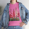 Wildflowers, Graphic T-Shirts for Women, Floral Shirt, Womens Short Sleeve, Ladies Graphic Tees #5122TTS