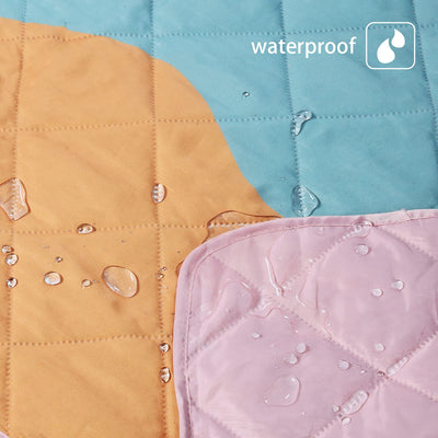 Exclusivo Mezcla Waterproof Picnic Blankets 3-Layer 60x80 INCH Large Sandproof Beach Blanket Foldable Outdoor Blanket for Camping on Grass Picnic Mat