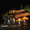 Hemlock Park Crackling Wood Wick Candle Handcrafted with Natural Coconut Wax and Essential Oils (White Sage, Standard 8 oz)