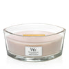 WoodWick Ellipse Vanilla & Sea Salt Scented Candle, 16oz | Up to 50 Hours Burn Time, Ideal for Dwelling Decor and Gifts