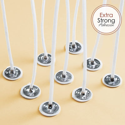 Hearth & Harbor Soy Candle Wax for Candle Making 10 lb Bag, Premium Natural Soy Wax Flakes, 100 Cotton Candle Wicks, 100 Wick Stickers, & 2 Centering Devices