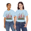 Wildflowers, Graphic T-Shirts for Women, Floral Shirt, Womens Short Sleeve, Ladies Graphic Tees #5122TTS