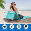 Bo Toys Portable Beach Mat Lounge Chair and Tote (Plain Blue)