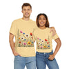 Wildflowers, Graphic T-Shirts for Women, Floral Shirt, Womens Short Sleeve, Ladies Graphic Tees #5109TTS