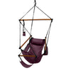 Hammaka Hanging Hammock Air Chair, Wooden Dowels, Burgundy