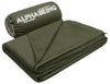 AlphaBeing Waterproof Outdoor Blanket with Merino Wool, Extra Thick Warm, Windproof, Packable Stadium Blankets for Cold Weather, Camping Gift, Pet, Car, Picnic, Concerts, 79" x 59", Olive