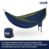 ENO OneLink Hammock System - Includes DoubleNest Hammock, Atlas Suspension System, Guardian Bug Net, and ProFly Rain Tarp - Set of Hammock Essentials for Camping, Hiking, or a Festival - Navy/Olive