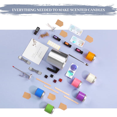 olorvela Candle Making Kit for Adults Complete Candle Making Supplies for 6 Scented Jar Candles DIY Arts and Crafts Kits, Perfect Home Projects for Women and Kids, Great Gifts